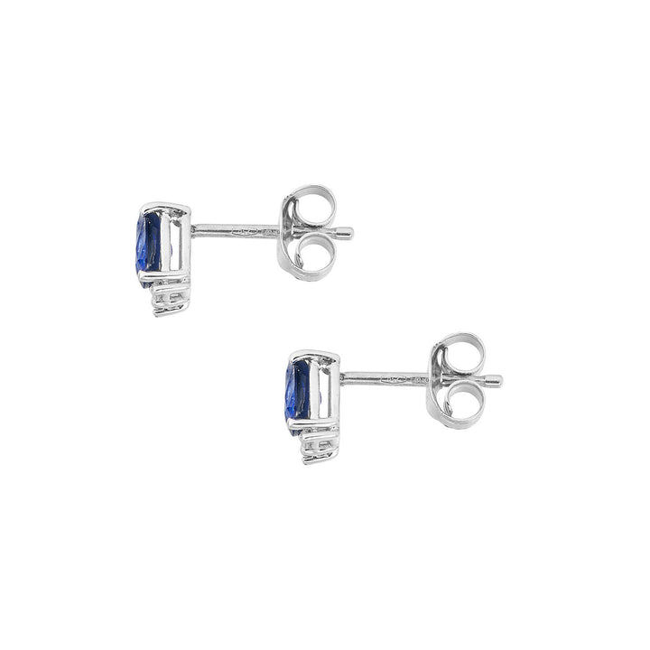 Comete Earrings in 750‰ Gold, Diamonds and Sapphires drop ORB1149
