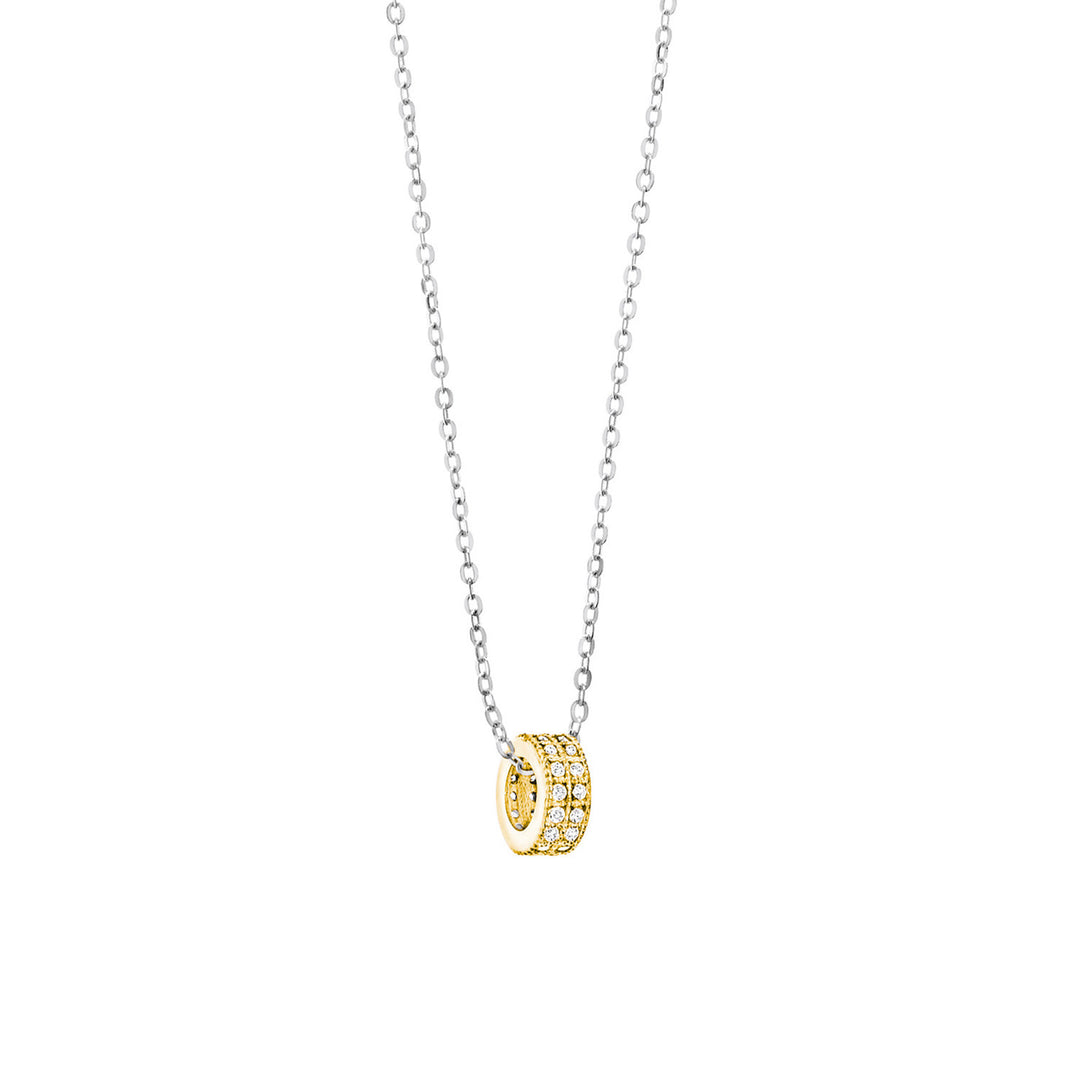 Comete Necklace in Yellow Gold with Diamonds GLB915