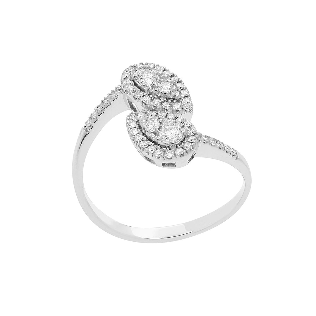 Comete Contrariè Ring in Gold and Diamonds ANB 2632