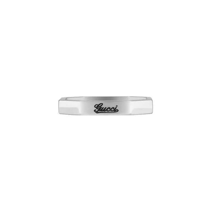 Gucci 18kt white gold ring size 13 201946 J8500 9000