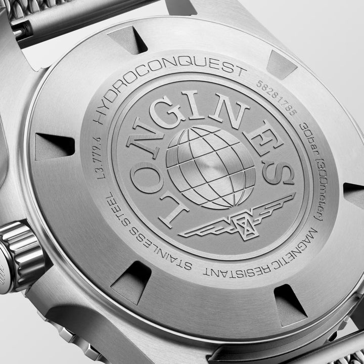 Longines Hydroconquest watch 39mm blue automatic steel L3.779.4.99.6