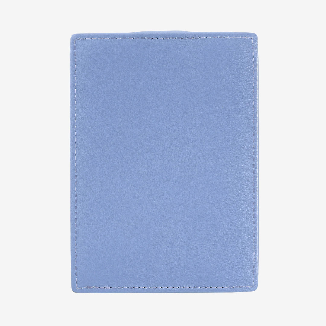 DUDU Slim Multicolored Leather Credit Card Holder for Men and Women with 9 Slots and Security Closure