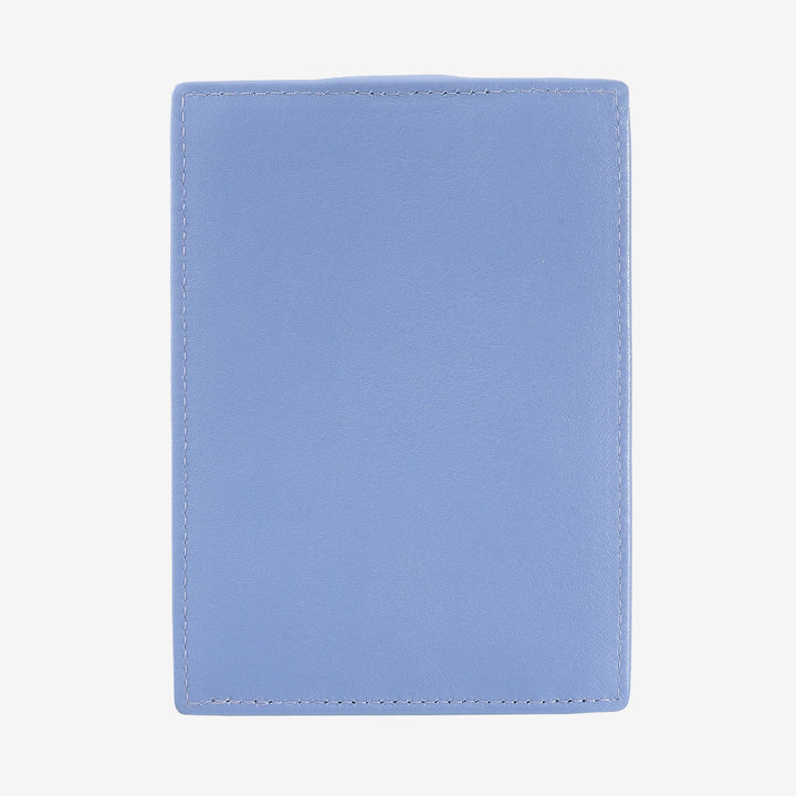 DUDU Slim Multicolored Leather Credit Card Holder for Men and Women with 9 Slots and Security Closure