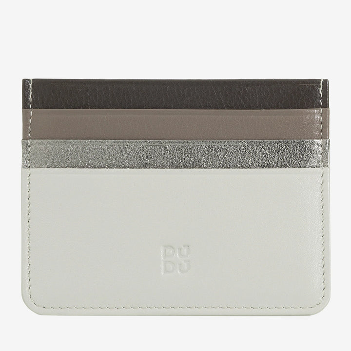 Colorful Nappa leather credit card holder with 6 pockets DUDU