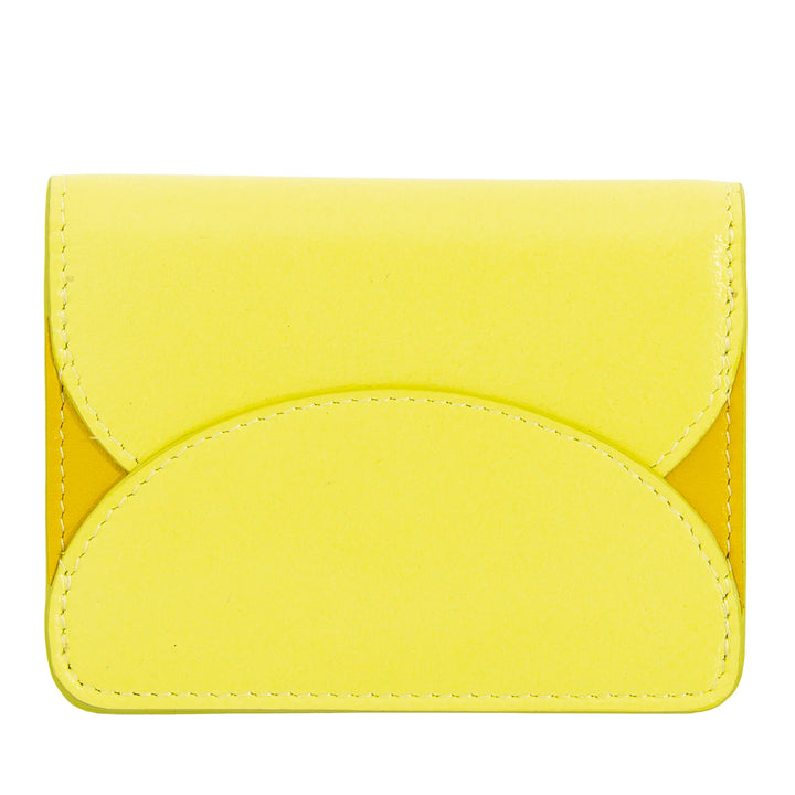 DUDU Compact Leather Accordion Credit Card Holder - Men&
