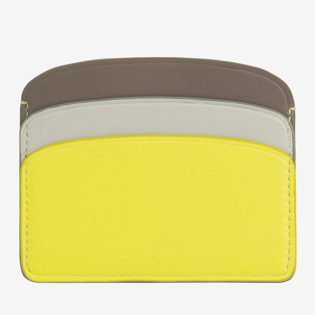 DUDU Thin Credit Card Holder in Soft Leather, Card Holder, Document Holder, Pocket Plate, Slim Design, Colorful