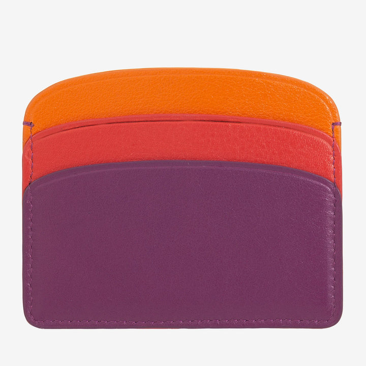 DUDU Thin Credit Card Holder in Soft Leather, Card Holder, Document Holder, Pocket Plate, Slim Design, Colorful