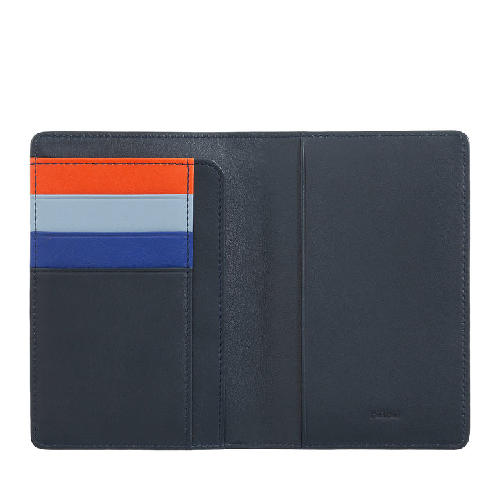 DUDU brings passport leather and credit cards RFID Multicolor