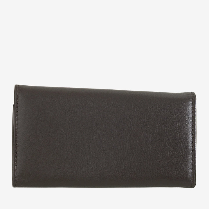 DUDU Classic Keyring in Genuine Leather for Men and Women Multicolored with 6 Hooks