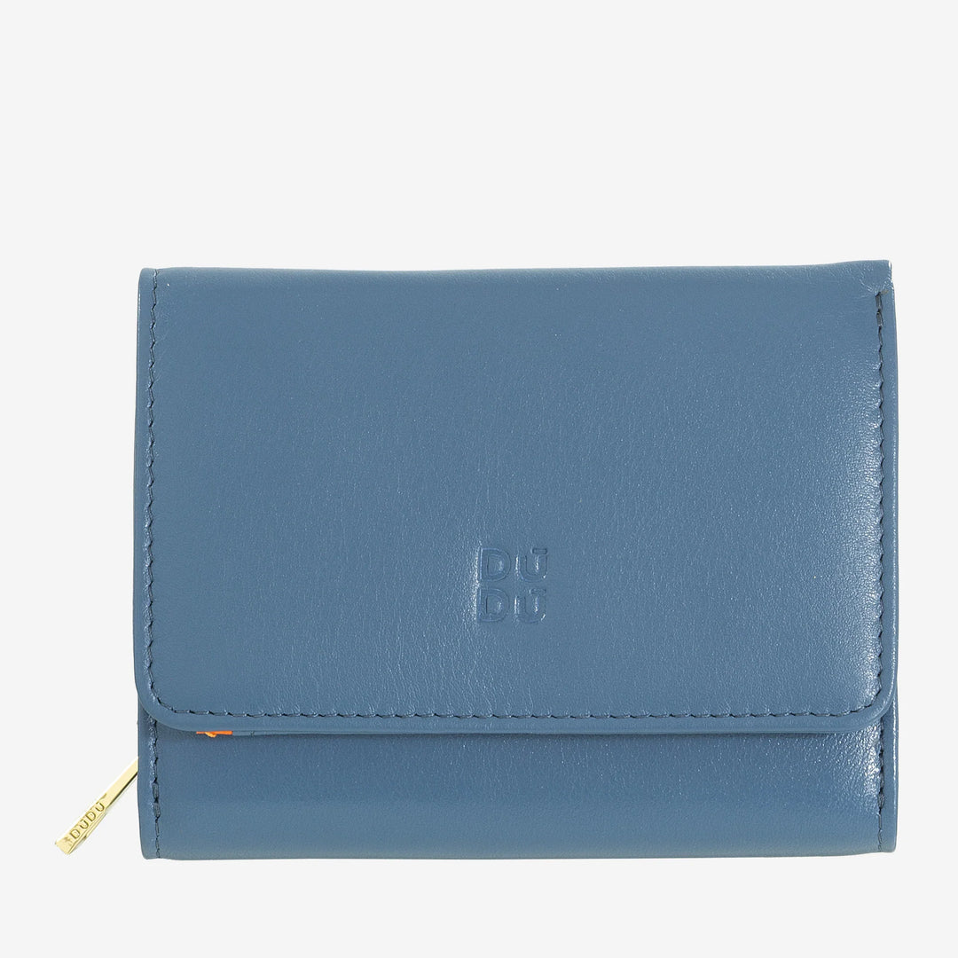 DUDU Colorful multicolored leather small RFID women&