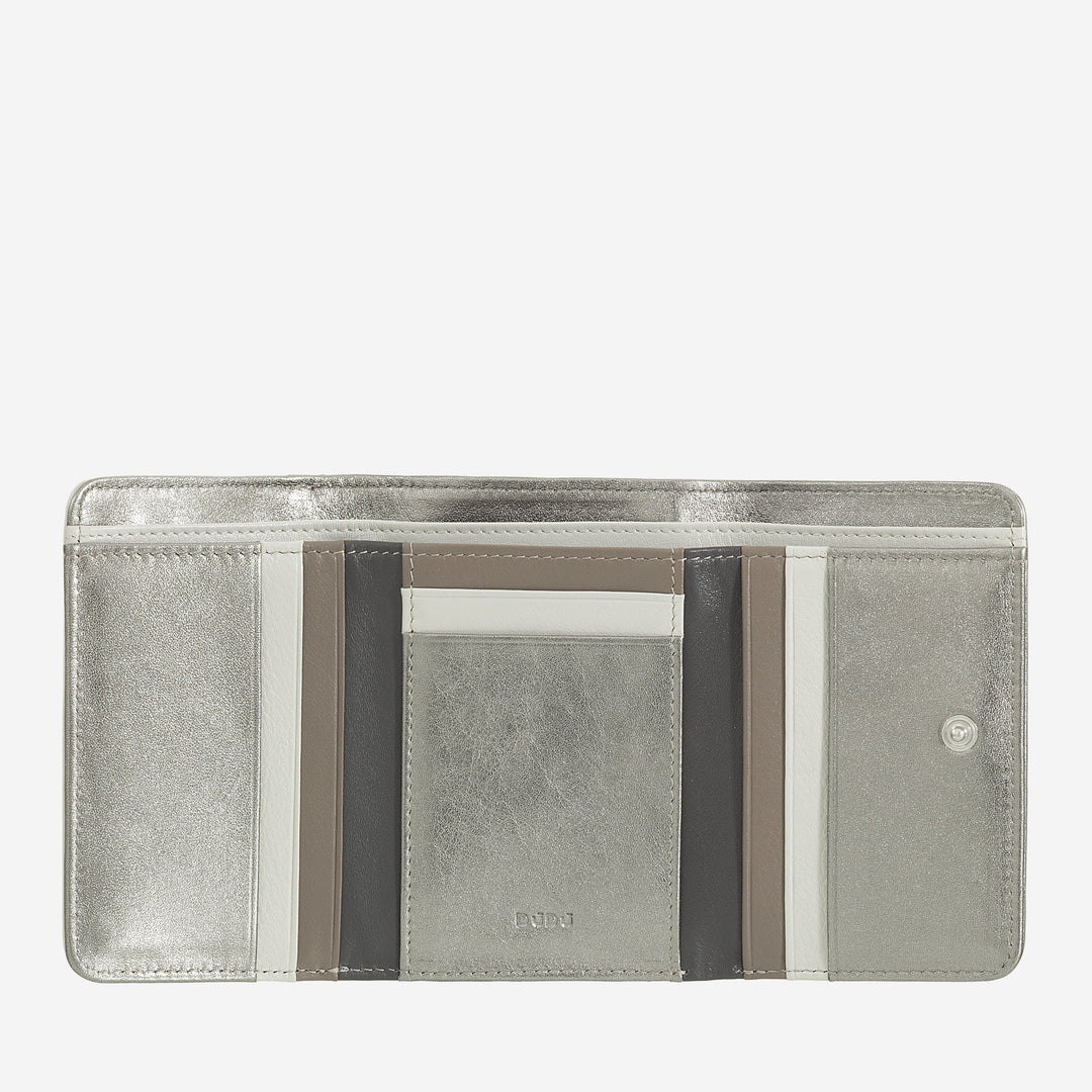 DUDU Colorful multicolored leather small RFID women&