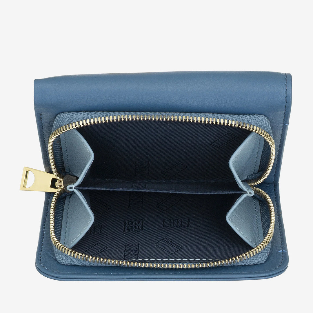DUDU Colorful multicolored leather small RFID women&