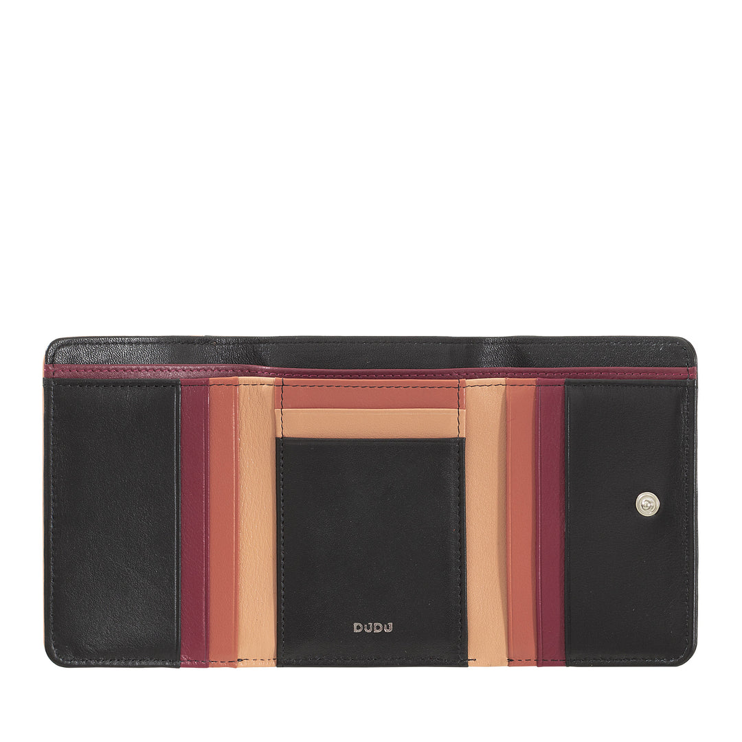 Dudu Women's Women's Women's Rfid In Colorful Multicolor Leather