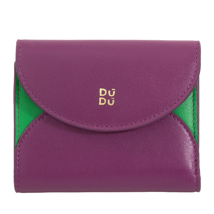 DUDU Small Compact Leather Women&