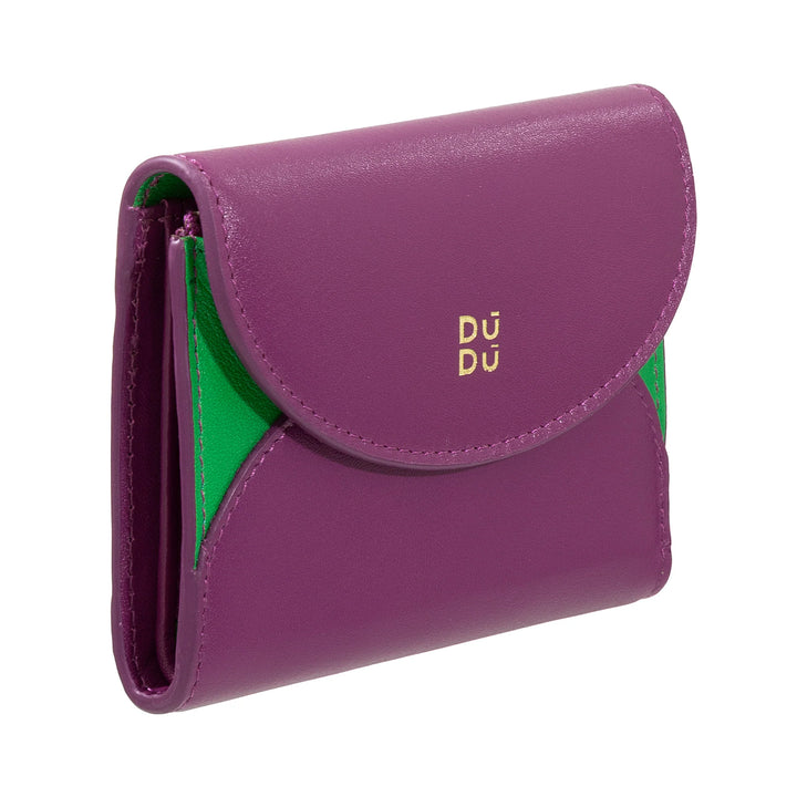DUDU Small Compact Leather Women&