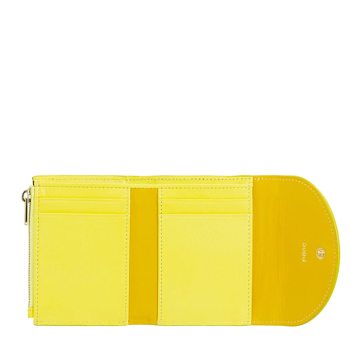 DUDU Small Compact Leather Women&