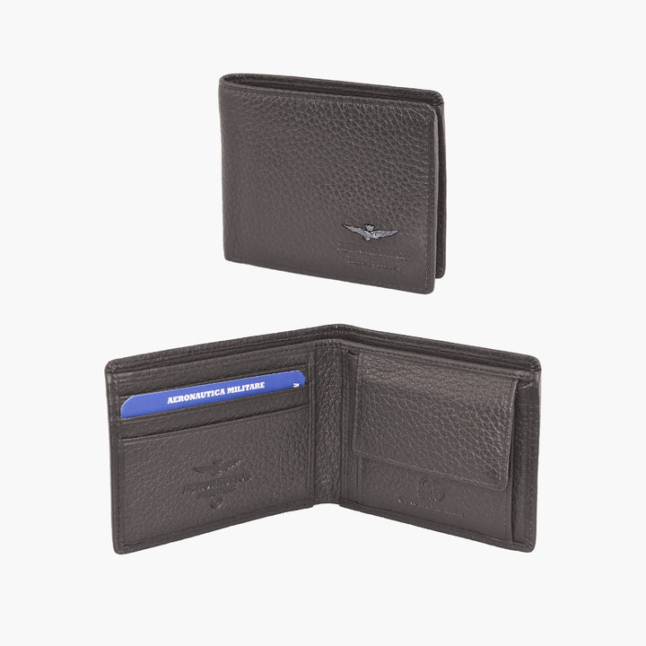 Air Force Military Wallet Small in Soft Soft Am180-Motor leather