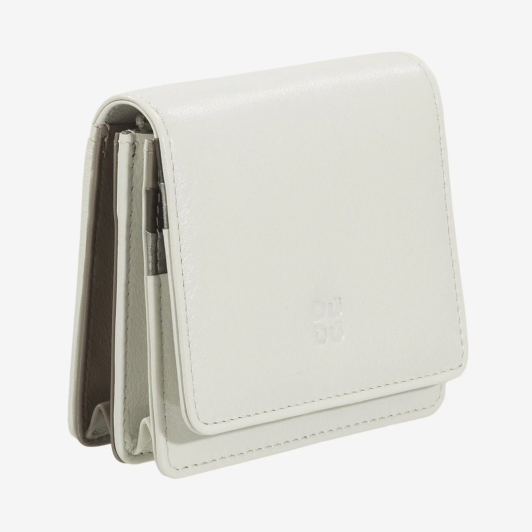 DUDU Small Ultra Compact Colorful RFID Shielded Leather Women&