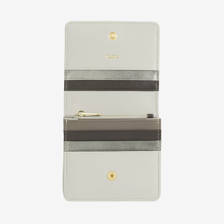 DUDU Small Ultra Compact Colorful RFID Shielded Leather Women&
