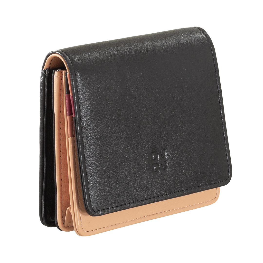 Dudu Women's Women Wallet in Skop Legant Rfid Ultra Compact Colorful Rfid with internal zip and 8 Card Card holders