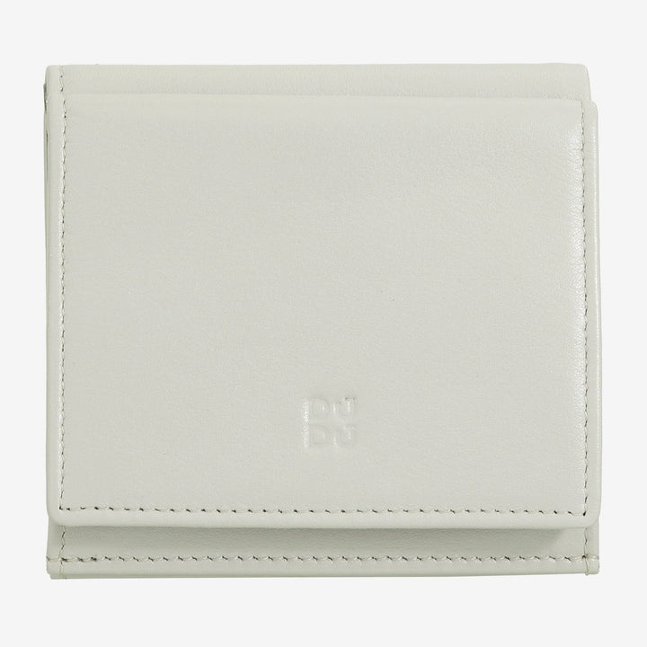 DUDU Multicolored leather RFID wallet for cards and coins