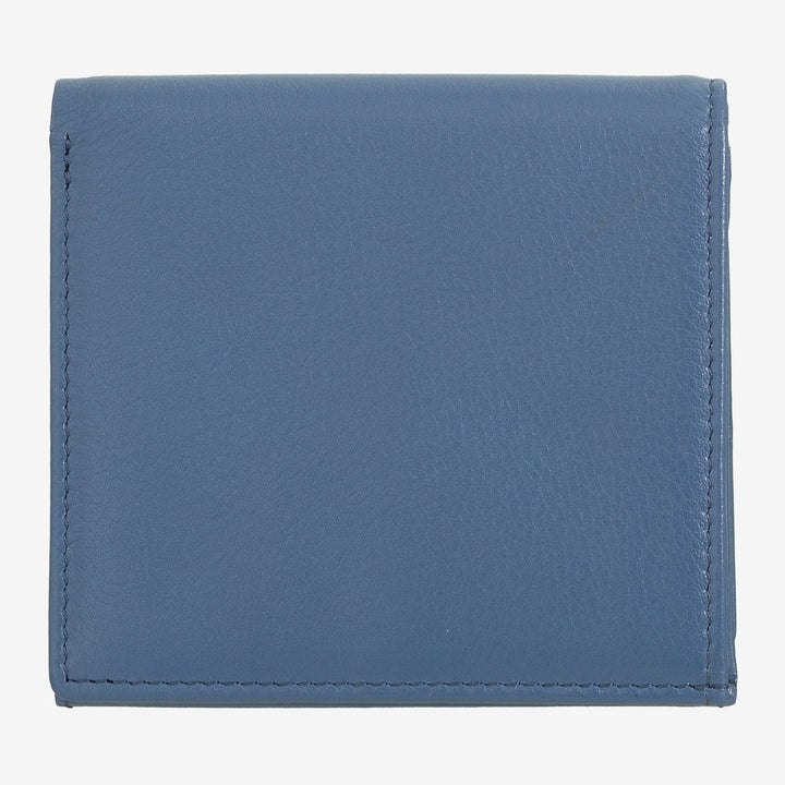 DUDU Multicolored leather RFID wallet for cards and coins