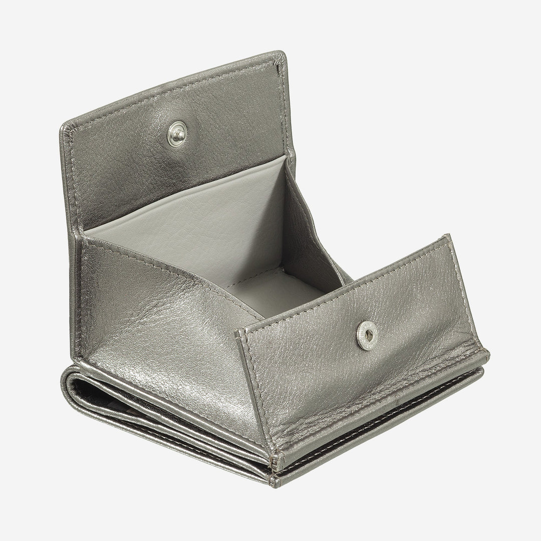 DUDU Multicolored leather RFID wallet for cards and coins
