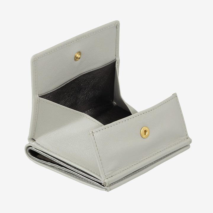 DUDU Multicolored leather RFID wallet for cards and coins