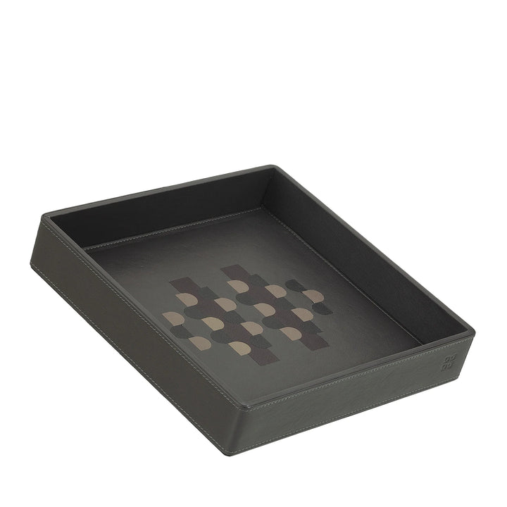 DUDU Entryway Designer Colored Leather Pocket Tray with Gift Box