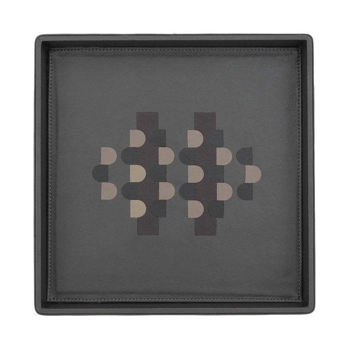 DUDU Entryway Designer Colored Leather Pocket Tray with Gift Box