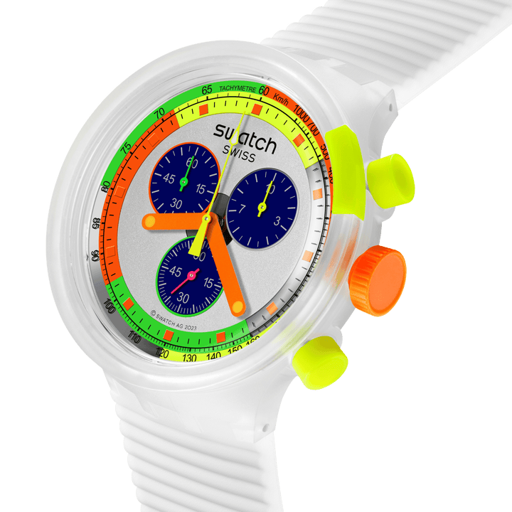 Swatch orologio NEON JELLY Originals Big Bold 47mm SB02K100 - Capodagli 1937