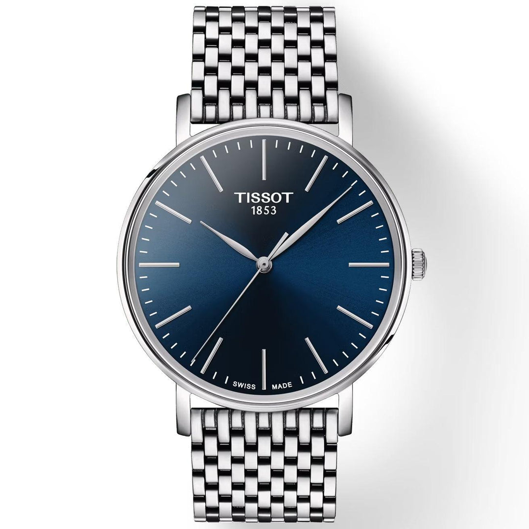 Tissot orologio Everytime 40mm blu quarzo acciaio T143.410.11.041.00 - Capodagli 1937