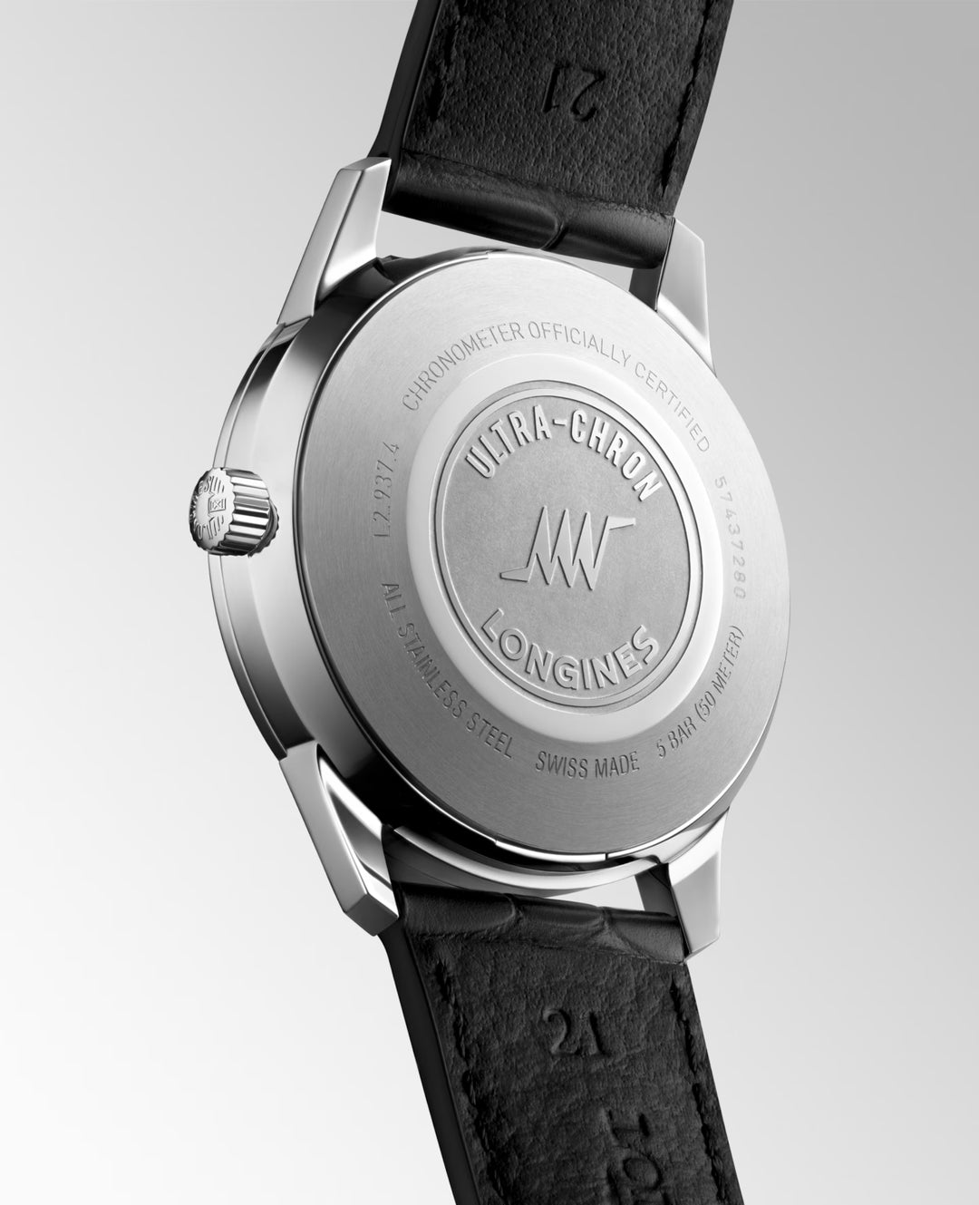 Longines watch Ultra-Chron Classic 40mm silver automatic steel L2.937.4.72.2