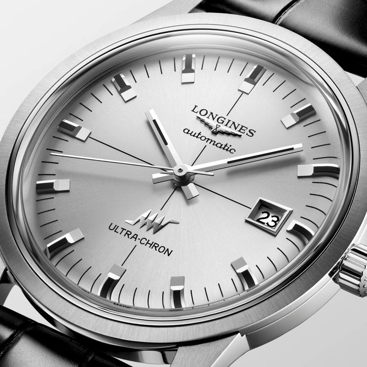 Longines watch Ultra-Chron Classic 37mm silver automatic steel L2.537.4.72.2