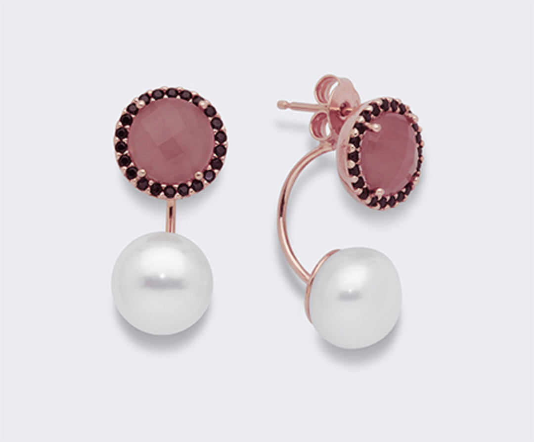 Mikiko or ag925 fw 9,5/10 chalcedony spinel MO7381A3APRICOT
