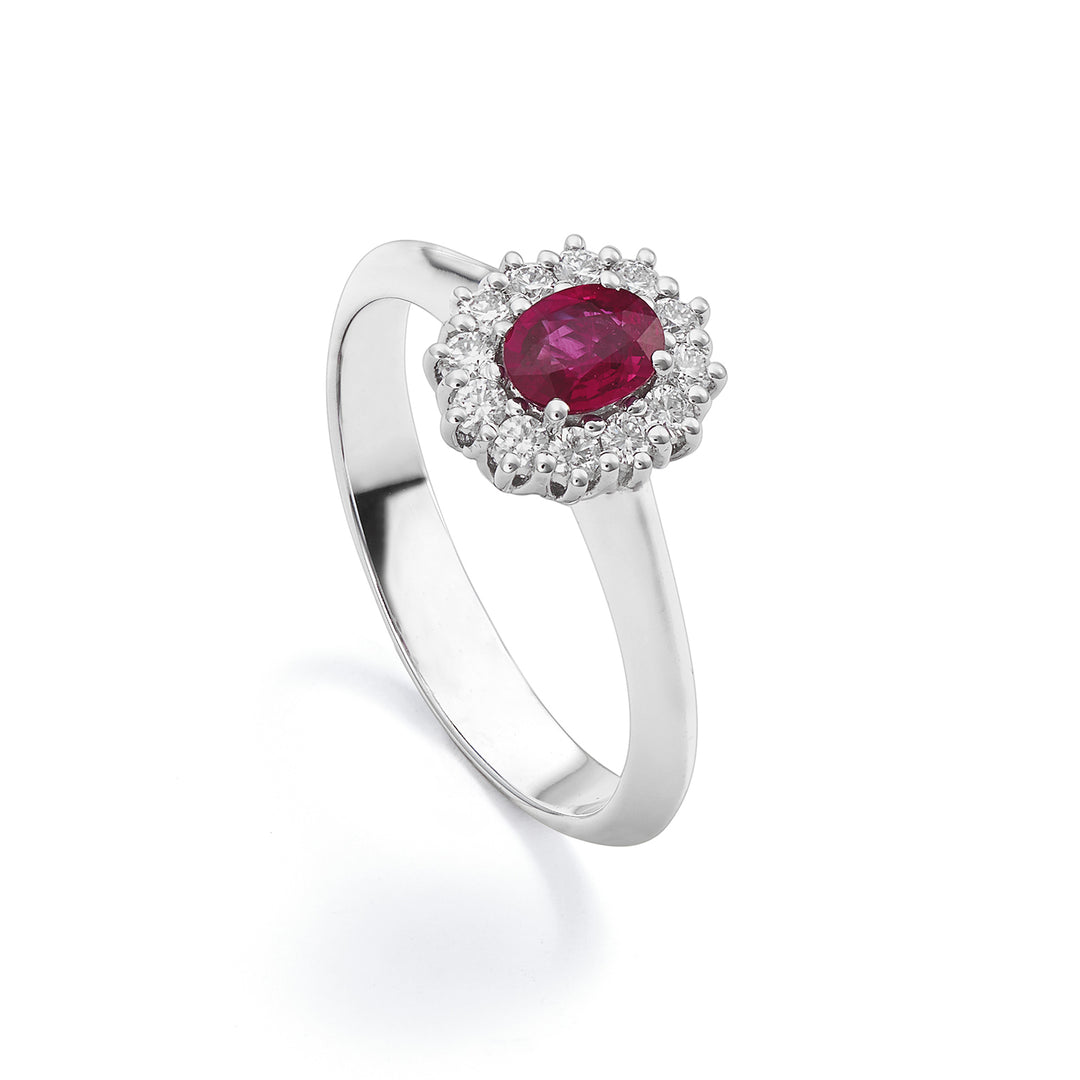 Golay ring with 6x5 oval ruby and contour diamonds ACL121DIRU56-25143110318