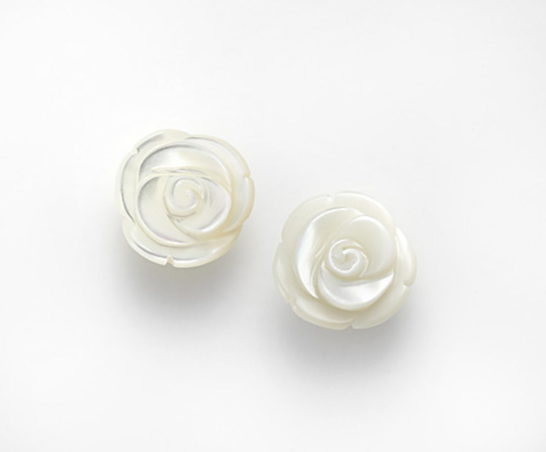 Mikiko or 9k pink mother of pearl 15mm MO1366R4ROSA015