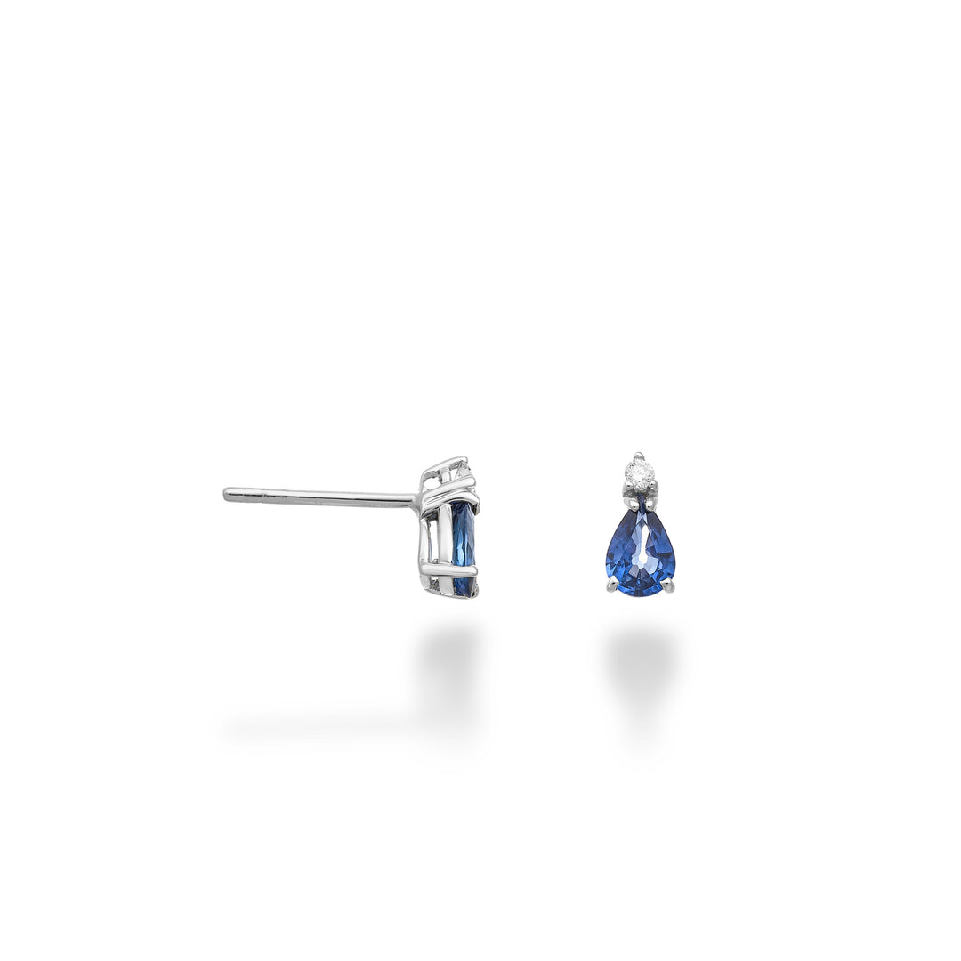 Mikiko or 9k sapphire drop 6x4 and diamond MO5170R4ZFD