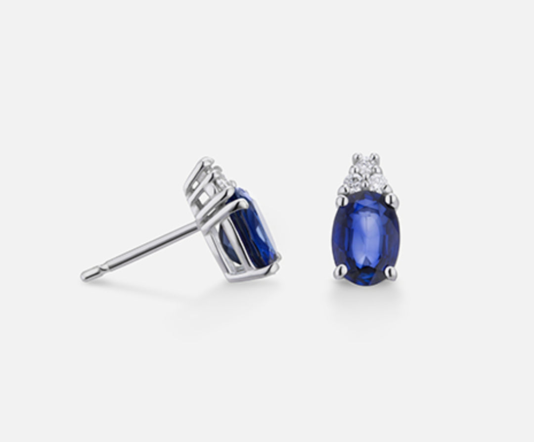 Mikiko or 18k sapphire n. oval 7x5 ct.2.10 dia ct.0.09 MO5034O4ZFN210