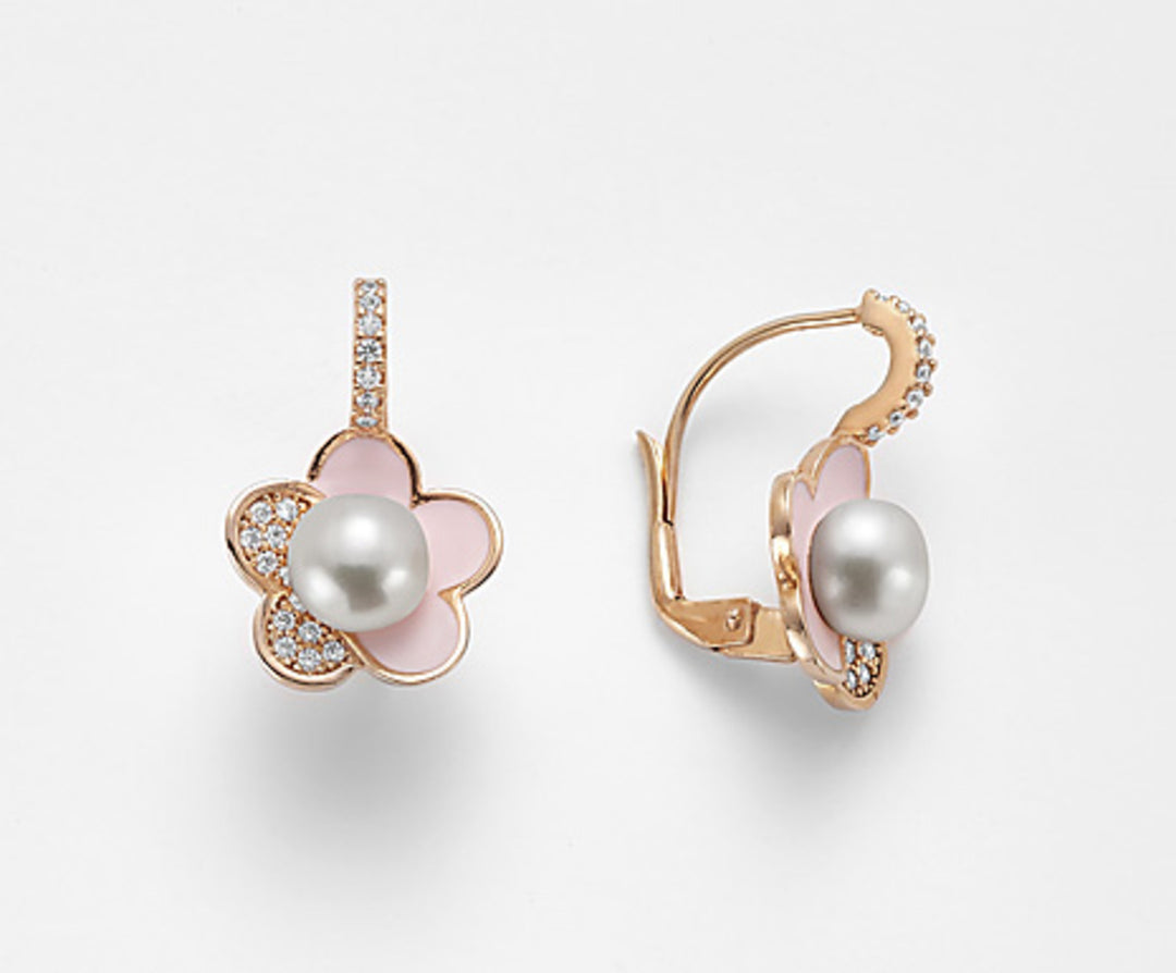 Mikiko or ag925 fw bot 7,5/8 gem swarovsky pink enamel MO7495A3ROSA000