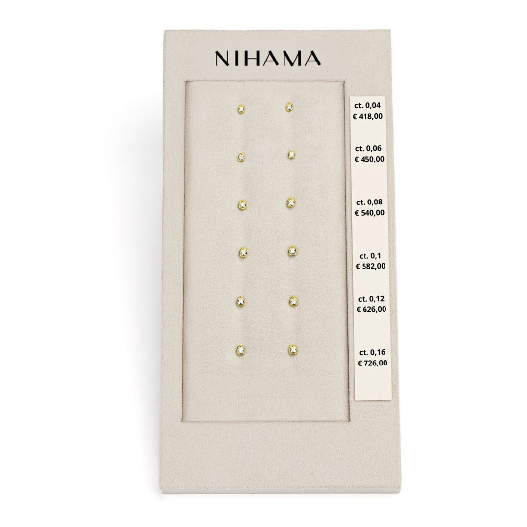 Nihama gold package o5105 drop 18kt yellow gold 0.04-0.06-0.08-0.10-0.12-0.16 N.LIGHTBOX.62-G