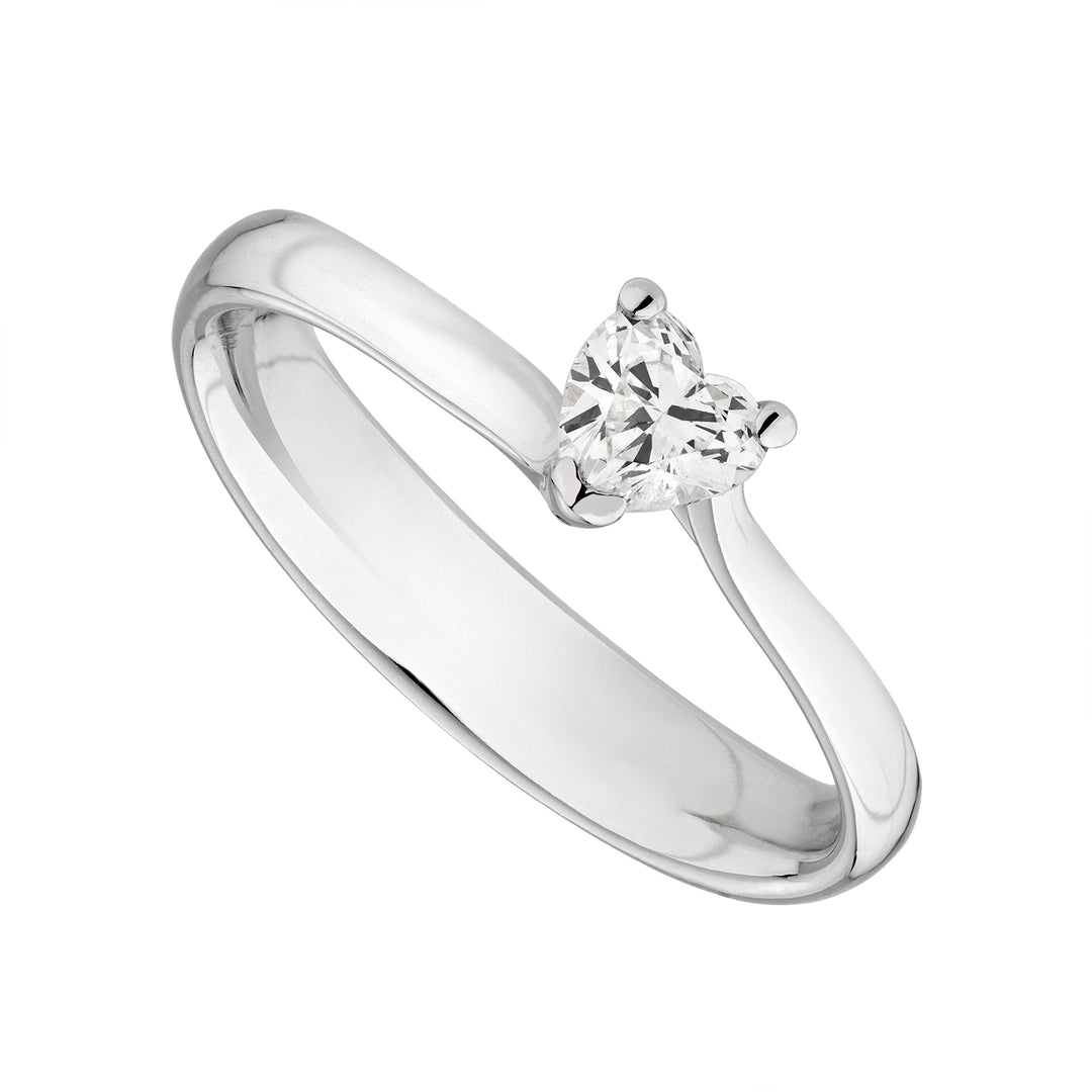 World Diamond Group solitaire ring heart valentino cent. 0.20 ASC002DI2-18347110025