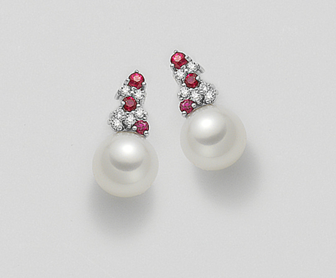 Nihama or 18k fw 8.5/9 ct.0.10 rubies ct.0.14 NO1178O4FABI085
