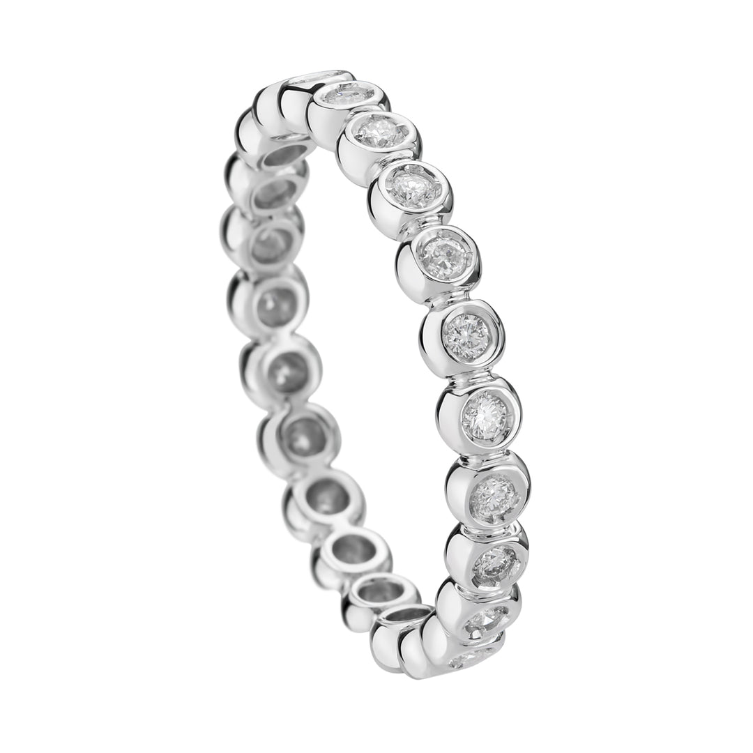 Golay linear gyro finger ring total ct. 0.28 AET020DI3-18106110101