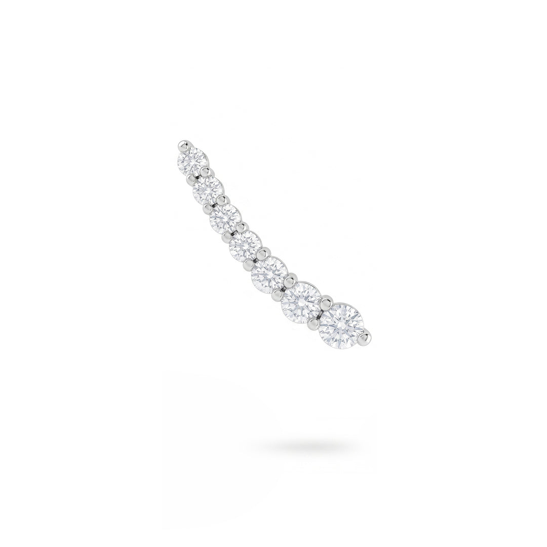 Golay multi-stone comma scalar earring 0.26 ct right OMP869DBDX-26162110073