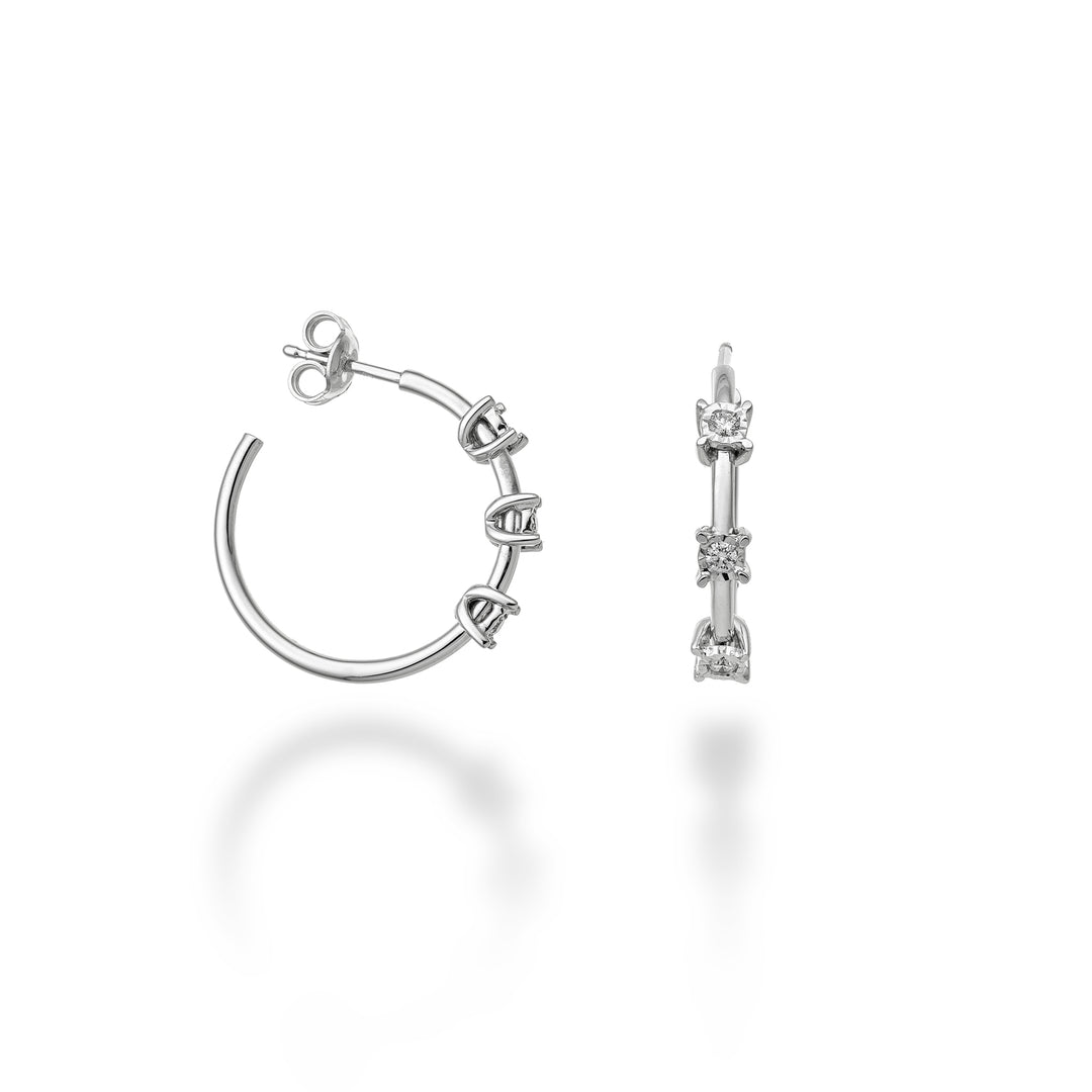 Mikiko or 18k ct.0.25 circle 6 settings MO5142O4BR025