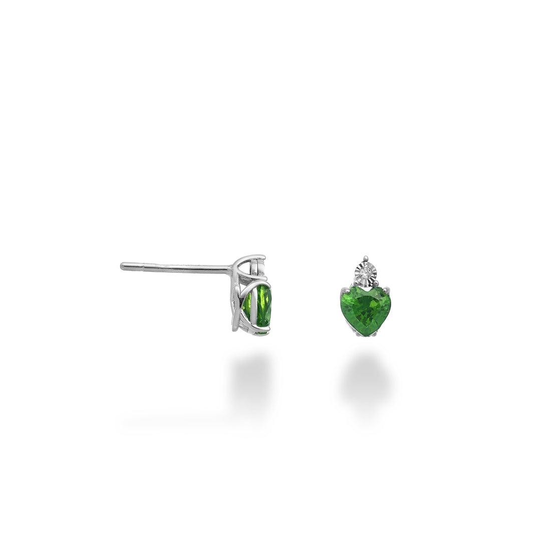 Mikiko or 9k emerald n. 5x5 heart with diamond MO5178R4SMN062