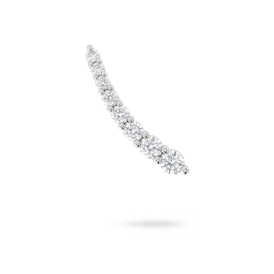 Golay multi-stone comma scalar earring 0.71 ct right OMP884DBDX-26154110170