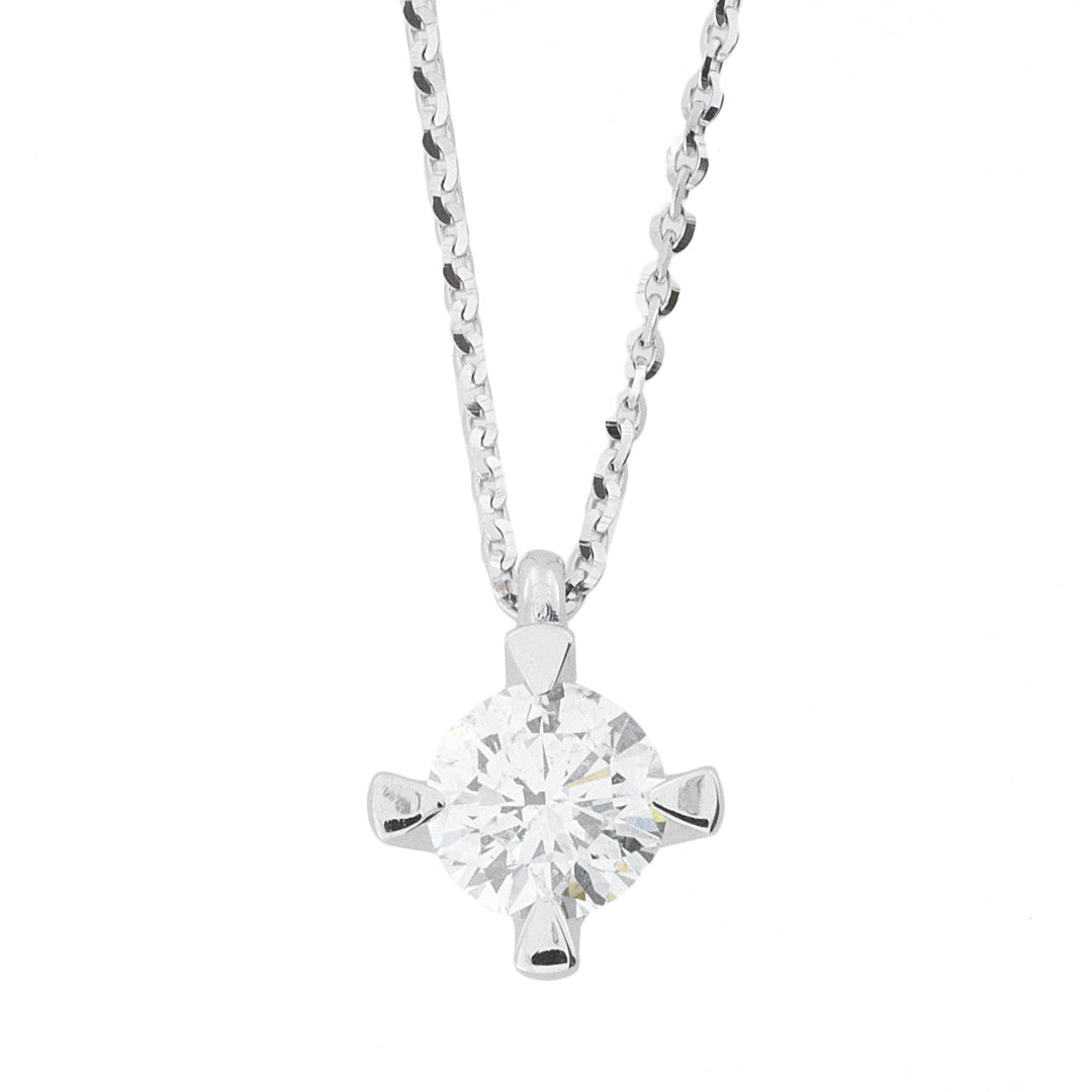 Golay light point necklace 4 triangular prongs PL001WDI-18299110068