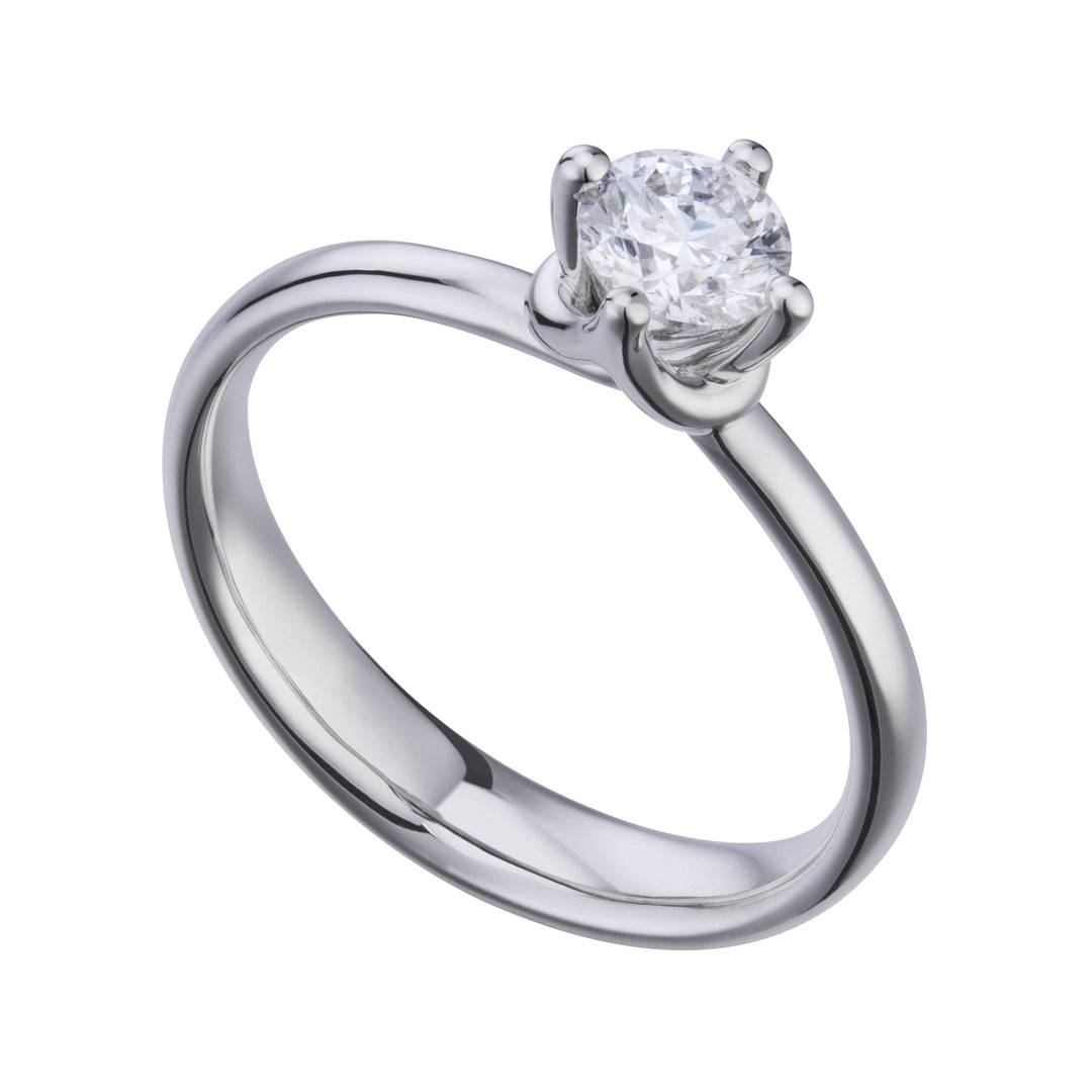 Golay solitaire ring with 4 prongs ASL041DI-21348110148